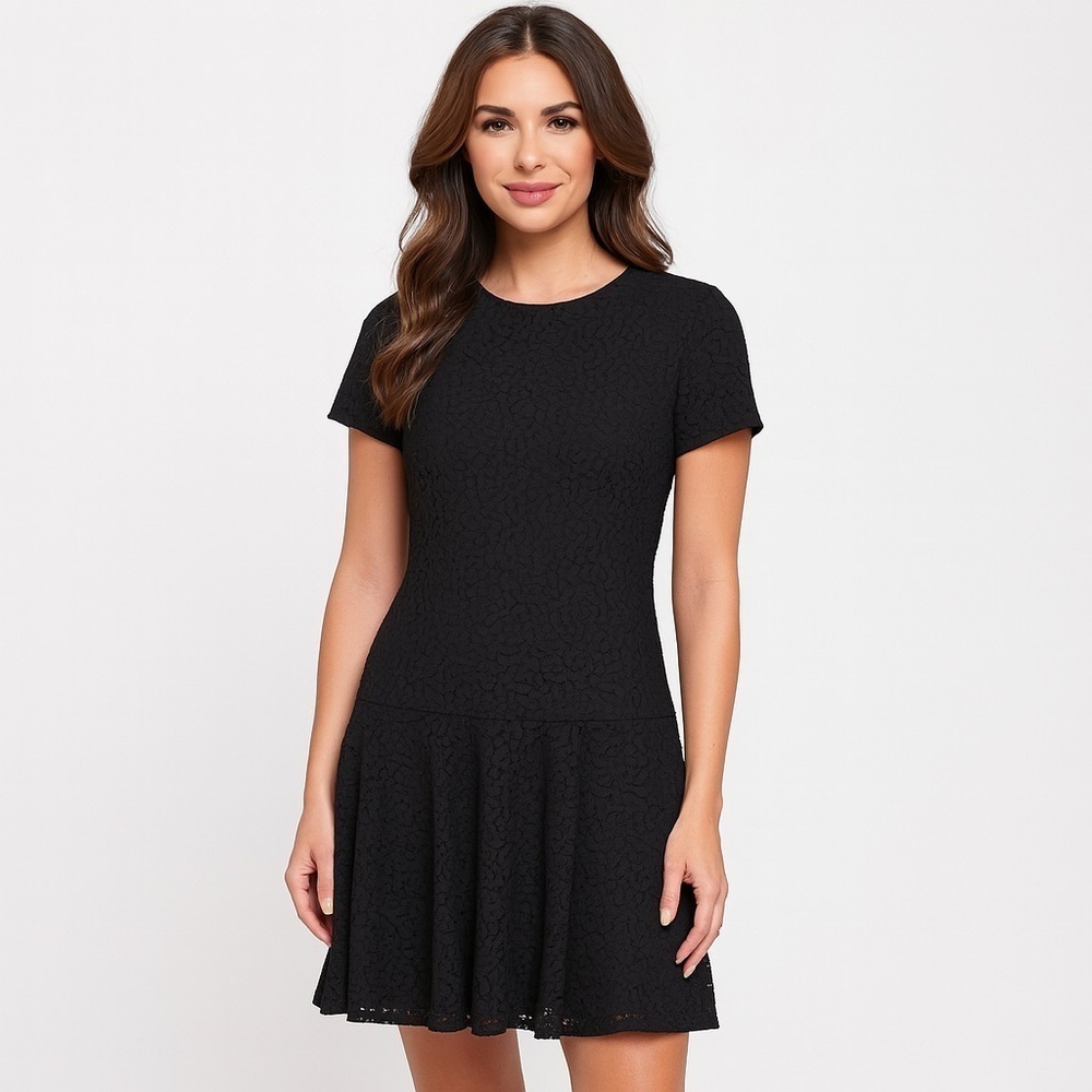 CeCe Black Lace Dress Size 0